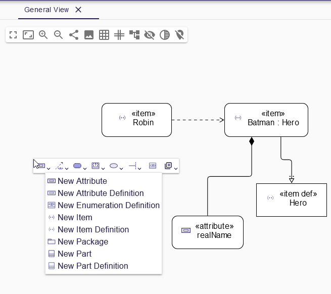 Creation from Diagram Background